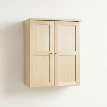 Meadow Bend Wall-Mounted Laundry Cabinet - Beige (synthetic illustration; no displayed measurements)