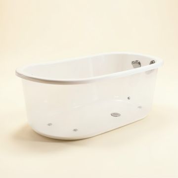 Juno 67 '' X 32 '' Freestanding Soaking Bathtub (synthetic illustration; no displayed measurements)