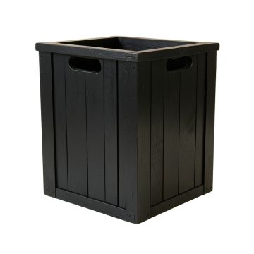 Heath Bluff Closed Outdoor Storage Box - Black