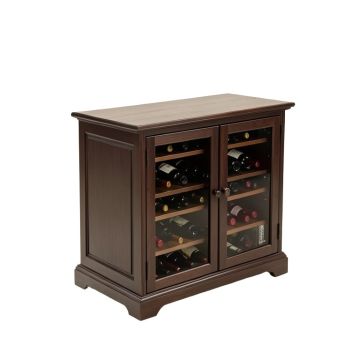 Baxton Studio Bar With Wine Storage (synthetic illustration; no displayed measurements)