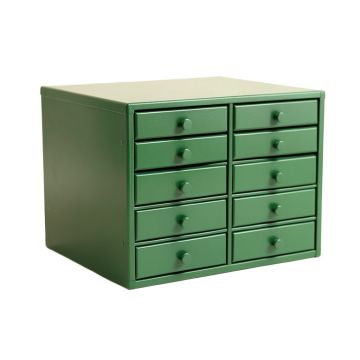 Clay Bridge Small-Parts Storage Drawer Cabinet - Green