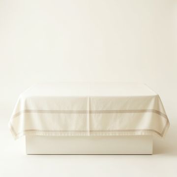 Willow Bend Flat Bed Sheet - Cream (synthetic illustration; no displayed measurements)