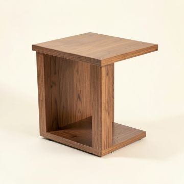 Bess Solid Wood End Table (synthetic illustration; no displayed measurements)