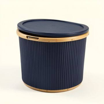 Brook Canyon Laundry Hamper - Navy (synthetic illustration; no displayed measurements)