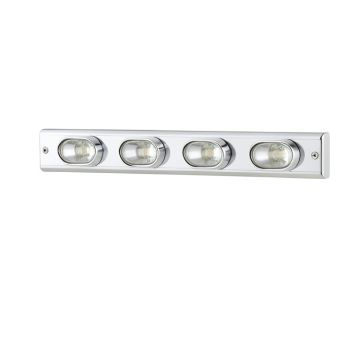 4-Light Dimmable Polished Chrome Vanity Light
