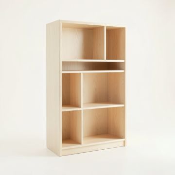 Dune Dale Freestanding Bookcase - Ivory (synthetic illustration; no displayed measurements)