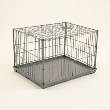 Flint Bend Empty Furniture-Style Pet Crate - Gray (synthetic illustration; no displayed measurements)