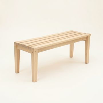 Stone Bluff Indoor Bench - Beige (synthetic illustration; no displayed measurements)