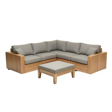 Matthew 121 '' Wide Reversible Modular Corner Sectional With Ottoman