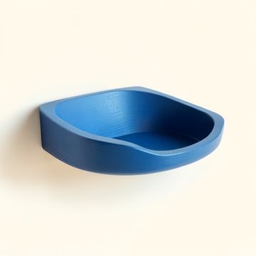Stone Bend Wall-Mounted Cat Perch - Blue (synthetic illustration; no displayed measurements)