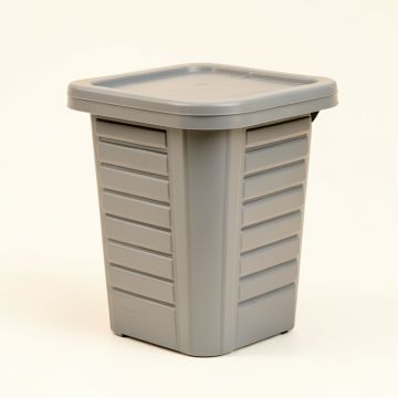 Birch Crossing Closed Garden Compost Bin - Gray (synthetic illustration; no displayed measurements)
