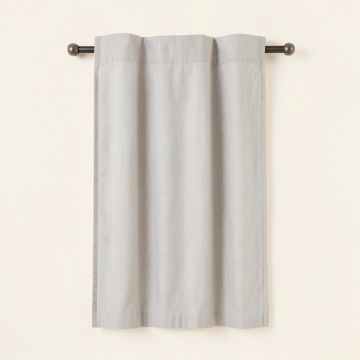 Berwick Linen Blend Solid Semi-Sheer Rod Pocket Single Curtain Panel (synthetic illustration; no displayed measurements)