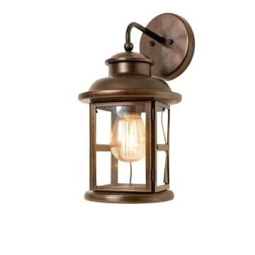 Shinault Oil Rubbed Bronze 1 -Bulb 17.32 '' H Outdoor Hanging Lantern