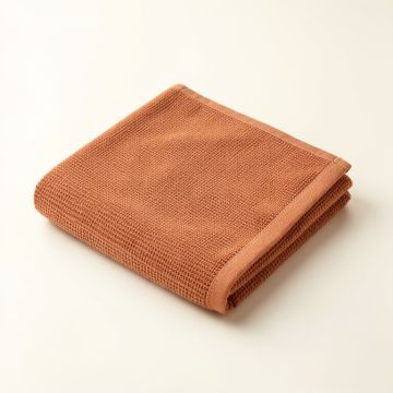 Hill Bridge Bath Towel - Terracotta (synthetic illustration; no displayed measurements)
