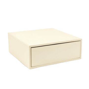 Laurel Edge Desktop Monitor Riser - Ivory