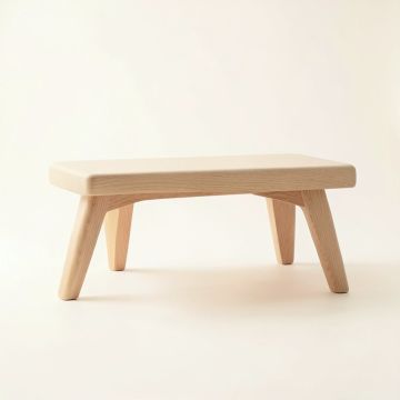 Harbor Field Indoor Bench - Beige (synthetic illustration; no displayed measurements)