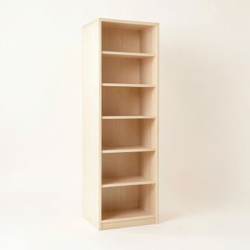 Birch Bluff Narrow Cubby Tower - Ivory (synthetic illustration; no displayed measurements)