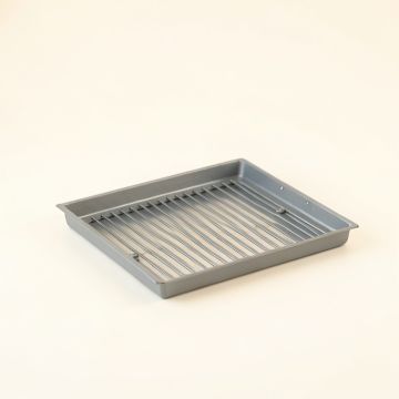 Linden Branch Empty Under-Desk Cable Tray - Gray (synthetic illustration; no displayed measurements)