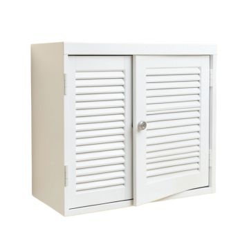 Field Brook Wall-Mounted Entry Cabinet - White