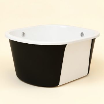 Daphne 59 '' X 30 '' Freestanding Soaking Fiberglass Bathtub (synthetic illustration; no displayed measurements)