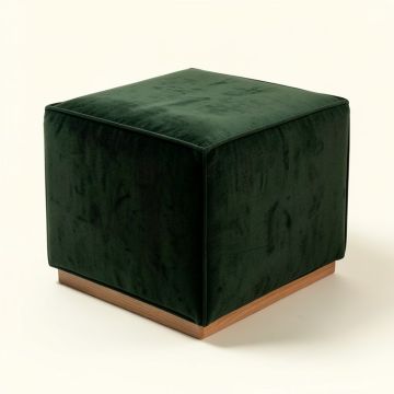 Kaufman 30 '' Velvet Wide Square Storage Ottoman (synthetic illustration; no displayed measurements)