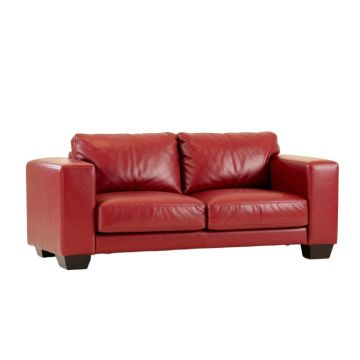 85 '' Faux Leather Tuxedo Arm Sofa