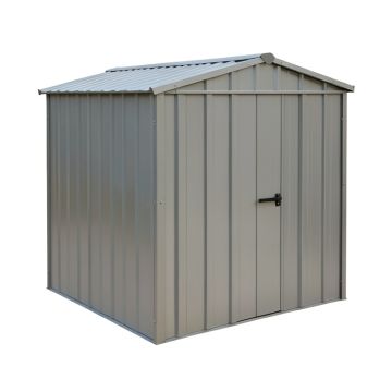 Outdoor Lean-To Metal Storage Shed