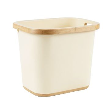 Reed Arc Laundry Hamper - Cream