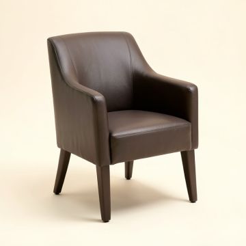 Beaird Leatherette Upholstered Dining Chair (synthetic illustration; no displayed measurements)