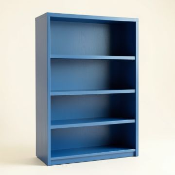 Bay Field Freestanding Bookcase - Blue (synthetic illustration; no displayed measurements)