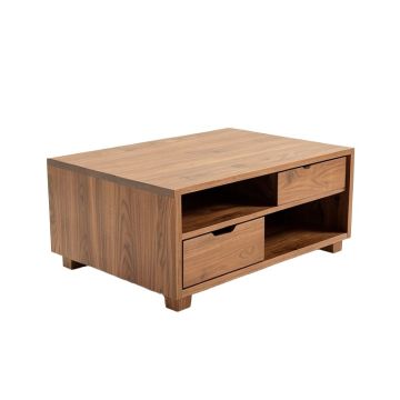 Thaddeus Solid Wood Coffee Table With Storage