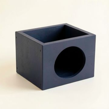 Meadow Bridge Wall-Mounted Cat Perch - Navy (synthetic illustration; no displayed measurements)