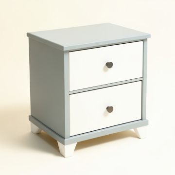 Rae 2 Drawer Nightstand (synthetic illustration; no displayed measurements)