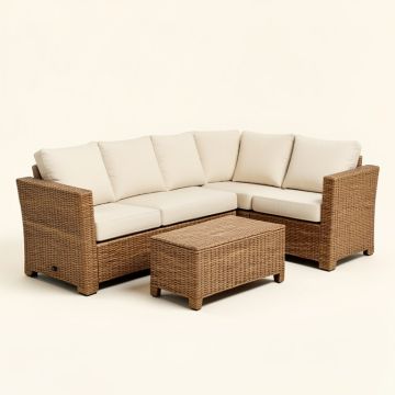 6 Piece Rattan Sofa Seating Group With Cushions (synthetic illustration; no displayed measurements)