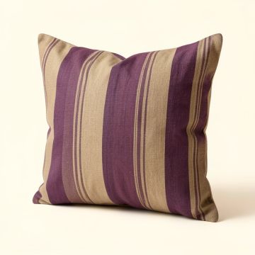 Schaller Cotton Striped Throw Pillow (synthetic illustration; no displayed measurements)
