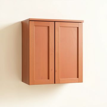Fern Arc Wall-Mounted Laundry Cabinet (synthetic illustration; no displayed measurements)