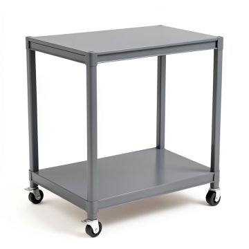 Fern Bend Empty Rolling Workshop Cart - Gray (synthetic illustration; no displayed measurements)