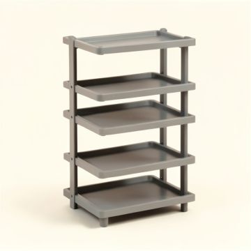 5 Tier 30 Pair Shoe Rack (synthetic illustration; no displayed measurements)