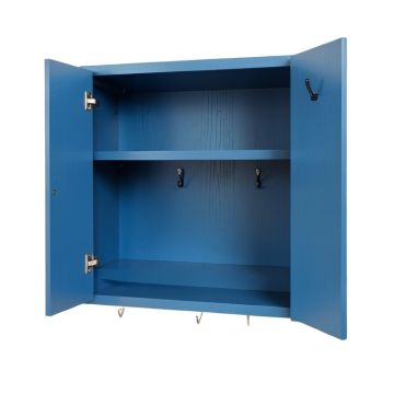 Moss Bridge Empty Mug-Storage Cabinet Insert - Blue