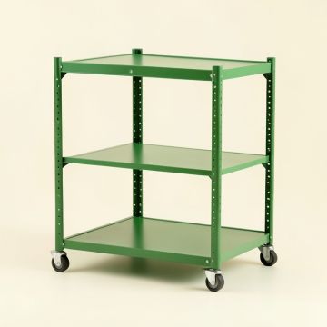 Bay Canyon Empty Rolling Workshop Cart - Green (synthetic illustration; no displayed measurements)