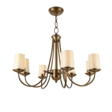Vincent 5 - Light Shaded Unique / Statement Drum Chandelier