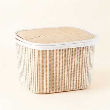 Hill Bend Laundry Hamper - White (synthetic illustration; no displayed measurements)