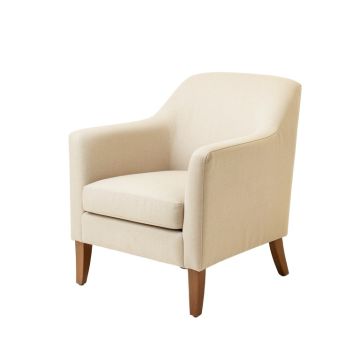 Jaylynn Cotton Upholstered Arm Chair
