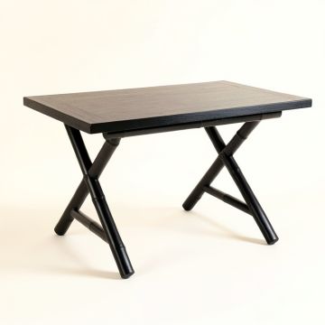 Rowan Bluff Patio Table - Black (synthetic illustration; no displayed measurements)