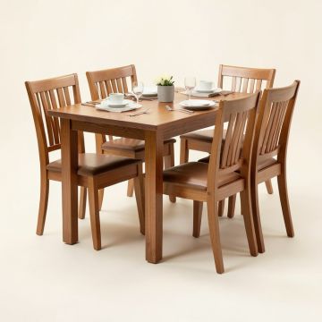 Emmeline 5 Piece Breakfast Dining Set (synthetic illustration; no displayed measurements)
