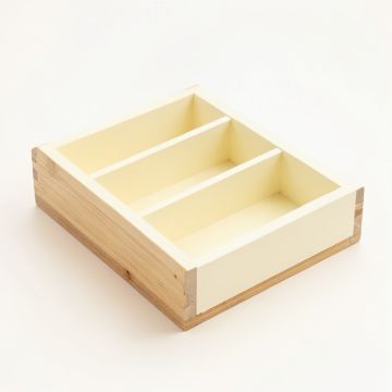 Sage Branch Empty Pantry Drawer Organizer Insert - Cream (synthetic illustration; no displayed measurements)