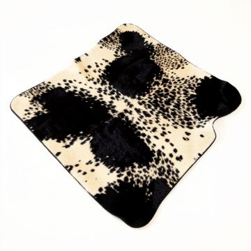 Freman Animal Print Cowhide Black/Beige Area Rug (synthetic illustration; no displayed measurements)