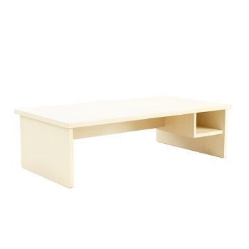 Meadow Edge Desktop Monitor Riser - Cream