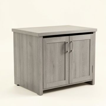 Willow Canyon Freestanding Laundry Folding Counter - Gray (synthetic illustration; no displayed measurements)