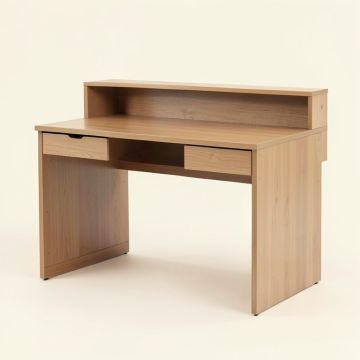 Treanor Floating Desk With Hutch (synthetic illustration; no displayed measurements)